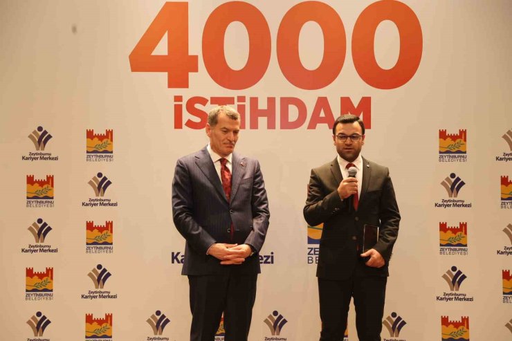 ZEYTİNBURNU KARİYER MERKEZİ’NDEN 4.000’İNCİ İSTİHDAM