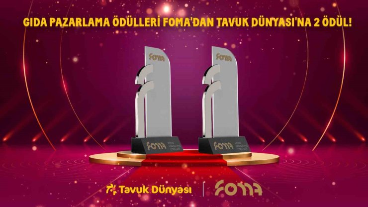 GIDA PAZARLAMA ÖDÜLLERİ FOMA’DAN TAVUK DÜNYASI’NA İKİ ÖDÜL