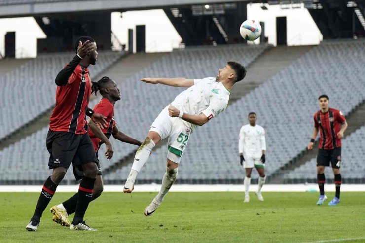 TRENDYOL 1. LİG: FATİH KARAGÜMRÜK: 2 - BOLUSPOR: 2