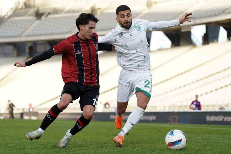 TRENDYOL 1. LİG: FATİH KARAGÜMRÜK: 2 - BOLUSPOR: 2