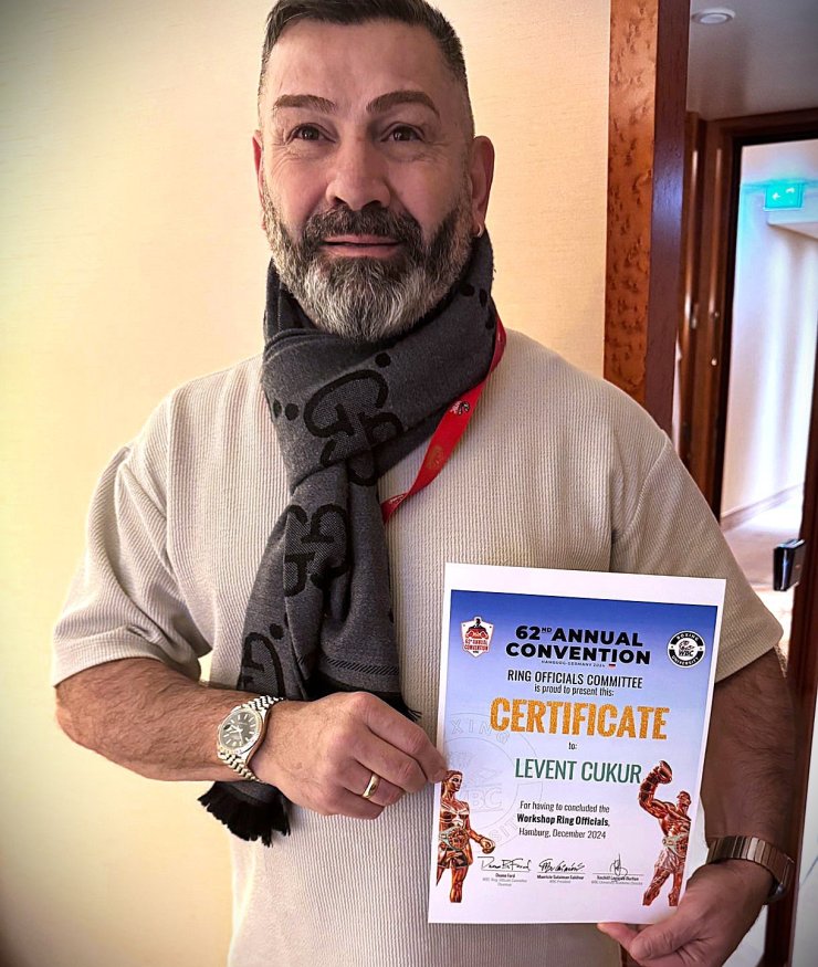 LEVENT ÇUKUR, WBC HAKEMİ OLDU