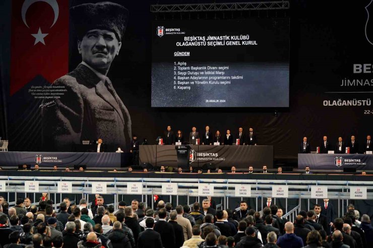 BEŞİKTAŞ’TA OLAĞANÜSTÜ SEÇİMLİ GENEL KURUL BAŞLADI