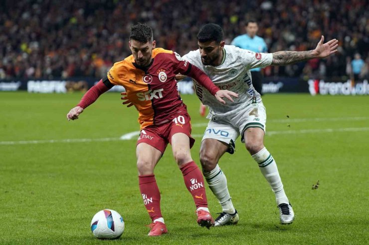 TRENDYOL SÜPER LİG: GALATASARAY: 1 - KONYASPOR: 0 (İLK YARI)