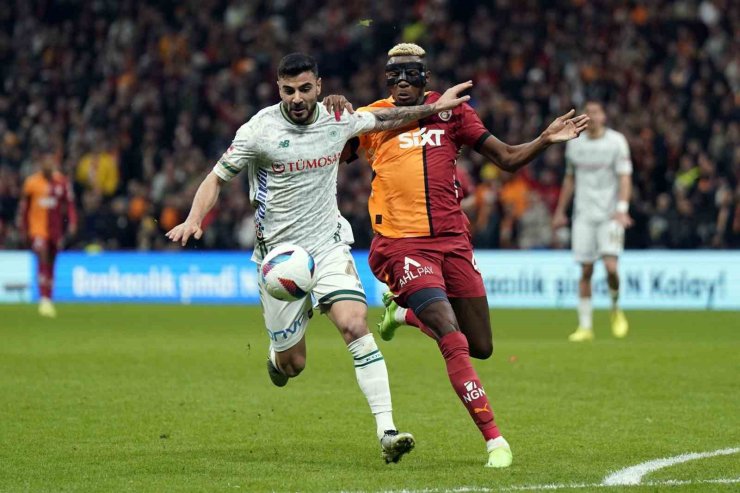TRENDYOL SÜPER LİG: GALATASARAY: 1 - KONYASPOR: 0 (İLK YARI)