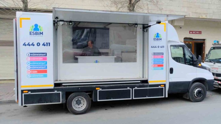 ESENYURT’TA MOBİL İSTİHDAM ARAÇLARI MAHALLELERDE HİZMETE BAŞLADI