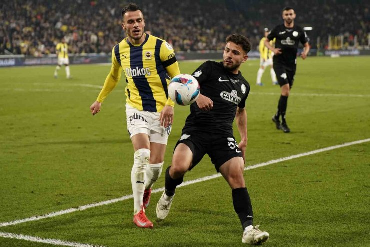 TRENDYOL SÜPER LİG: FENERBAHÇE: 3 - ÇAYKUR RİZESPOR: 2 (MAÇ SONUCU)