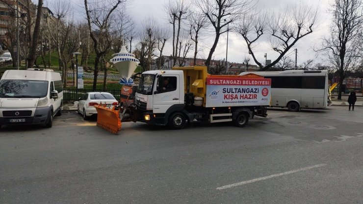 KAR YAĞIŞI İÇİN SULTANGAZİ’DE EKİPLER TEYAKKUZDA
