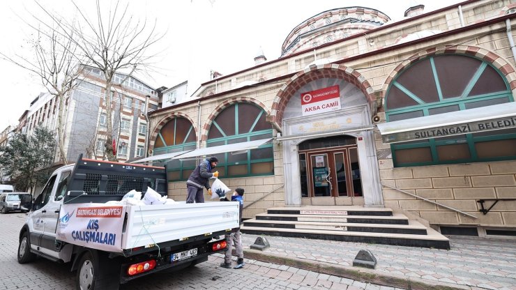 KAR YAĞIŞI İÇİN SULTANGAZİ’DE EKİPLER TEYAKKUZDA