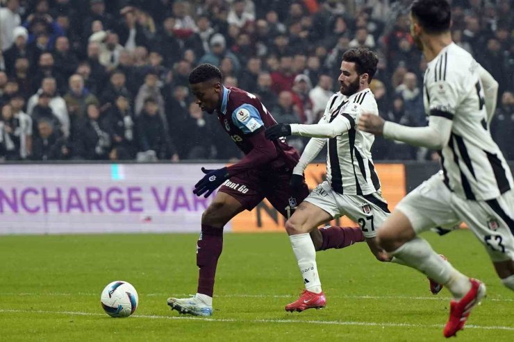 TRENDYOL SÜPER LİG: BEŞİKTAŞ: 0 - TRABZONSPOR: 1 (İLK YARI)