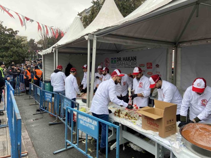 BAHÇELİEVLER’DE DOĞU VE GÜNEYDOĞU ÇİĞ KÖFTE FESTİVALİ’NE YOĞUN İLGİ