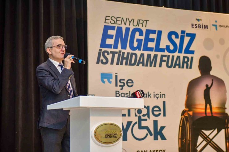 ESENYURT’TA DÜZENLENEN ENGELSİZ İSTİHDAM FUARI’NA 60 FİRMA VE 2 BİN VATANDAŞ KATILDI