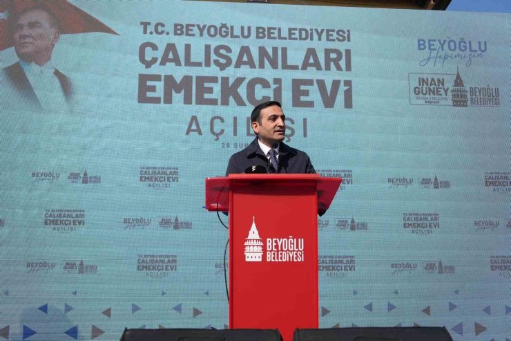 "BEYOĞLU BELEDİYESİ ÇALIŞANLARI EMEKÇİ EVİ" DÜZENLENEN TÖRENLE AÇILDI
