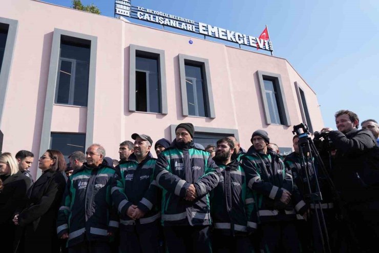 "BEYOĞLU BELEDİYESİ ÇALIŞANLARI EMEKÇİ EVİ" DÜZENLENEN TÖRENLE AÇILDI