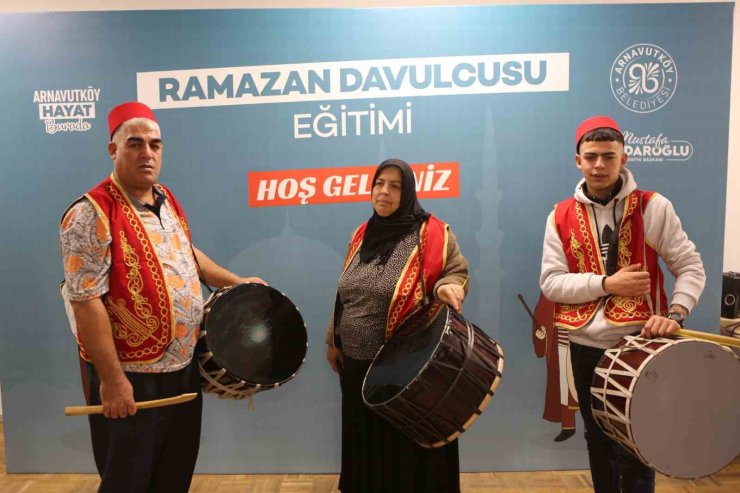 ARNAVUTKÖY BELEDİYESİ’NDEN GELENEKSEL RAMAZAN DAVULCULUĞU EĞİTİMİ
