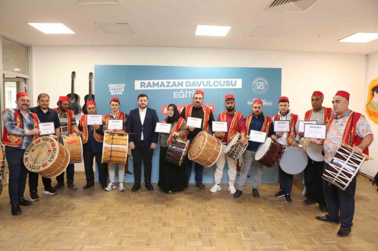 ARNAVUTKÖY BELEDİYESİ’NDEN GELENEKSEL RAMAZAN DAVULCULUĞU EĞİTİMİ