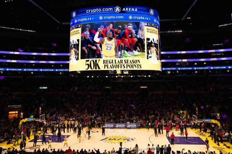 LEBRON JAMES, NBA’DE 50 BİN SAYI BARAJINI GEÇEN İLK İSİM OLDU