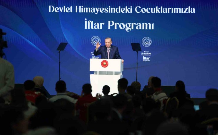 CUMHURBAŞKANI ERDOĞAN: "TÜRKİYE YÜZYILI İNŞALLAH SİZ ÇOCUKLARIMIZIN DA YÜZYILI OLACAK"