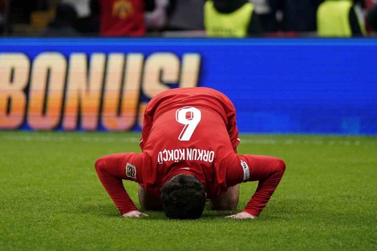 UEFA ULUSLAR LİGİ: TÜRKİYE: 1 - MACARİSTAN: 1 (İLK YARI)