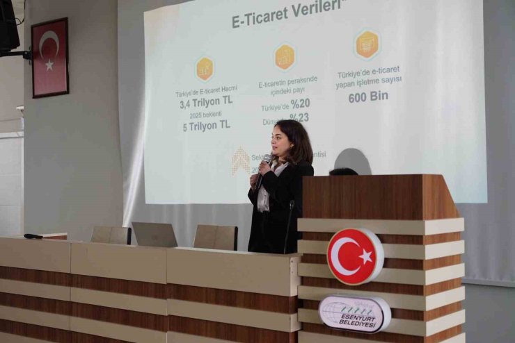 ESENYURT’UN GİRİŞİMCİ KADINLARINA E-TİCARET EĞİTİMİ