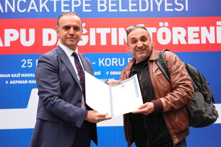 SANCAKTEPE’DE TAPUSUZ MÜLK KALMAYACAK