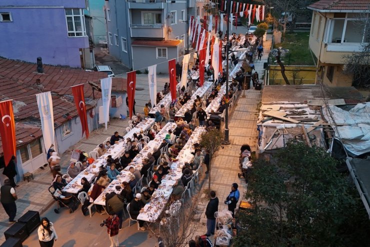SİLİVRİ BELEDİYESİ, MİMAR SİNAN MAHALLESİ’NDE RAMAZAN İFTAR PROGRAMI DÜZENLEDİ