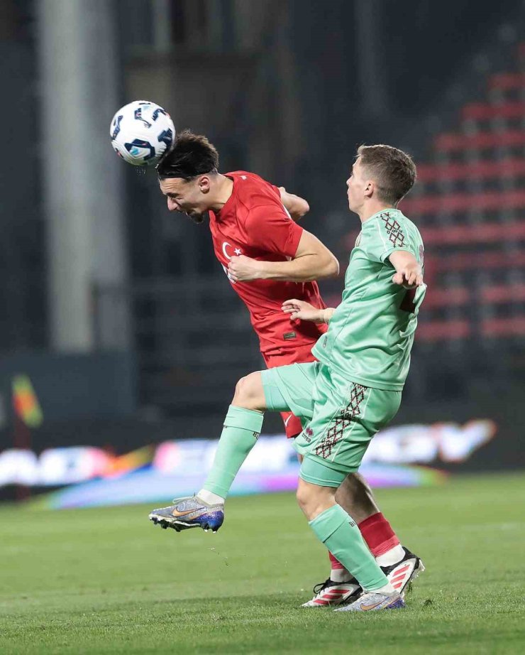 ÜMİT MİLLİ TAKIMI, HAZIRLIK MAÇINDA BELARUS’A 3-2 YENİLDİ