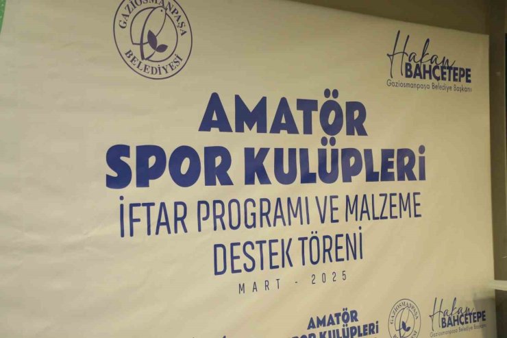 GAZİOSMANPAŞA BELEDİYESİ’NDEN SPORA TAM DESTEK