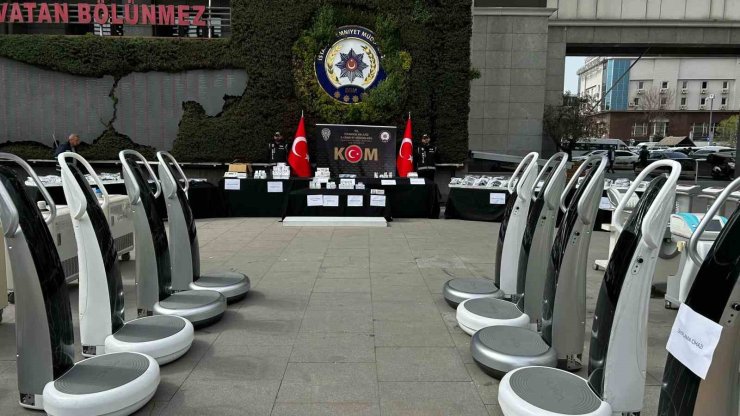 İSTANBUL’DA 235 MİLYON LİRALIK KAÇAK İLAÇ OPERASYONU
