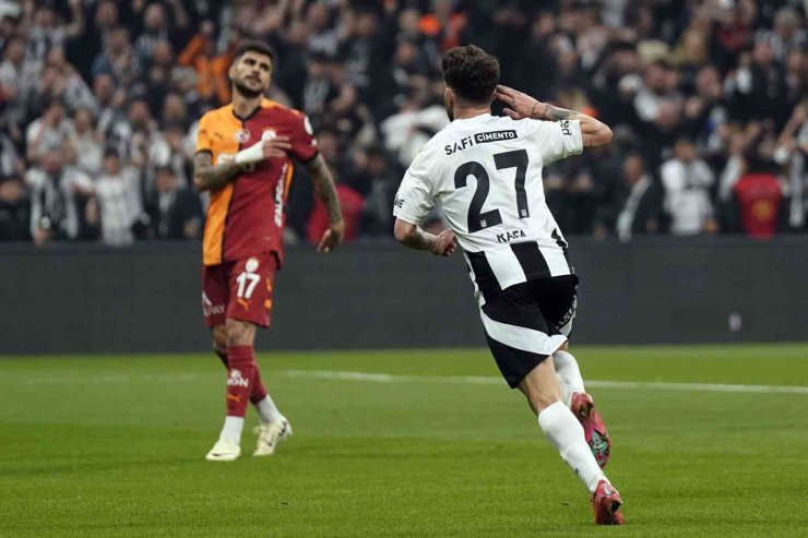 TRENDYOL SÜPER LİG: BEŞİKTAŞ: 1 - GALATASARAY: 1 (İLK YARI)