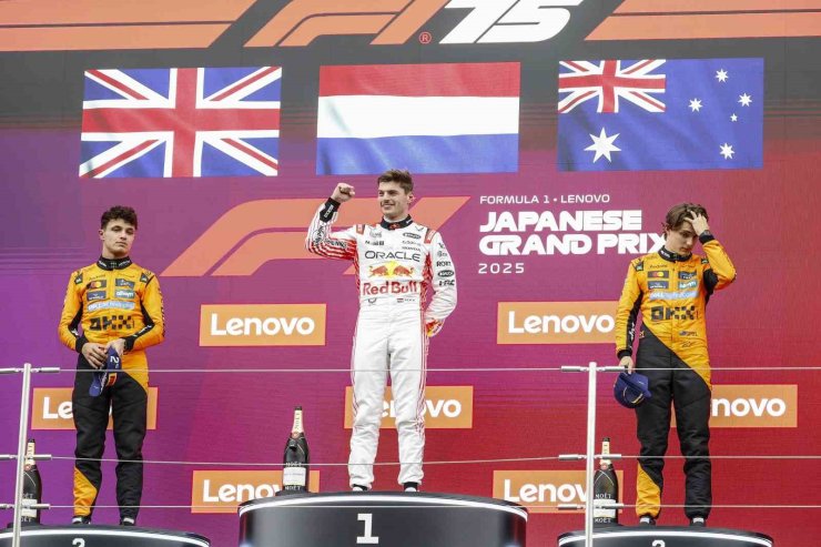 JAPONYA’DA KAZANAN MAX VERSTAPPEN