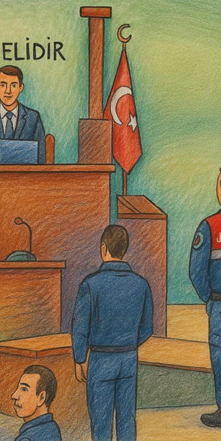 İHLAS HABER AJANSI ADLİYE RESSAMI İMAMOĞLU’NUN İFADELERİNİ BÖYLE ÇİZDİ