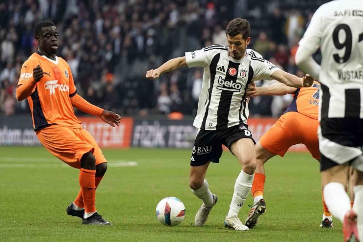 TRENDYOL SÜPER LİG: BEŞİKTAŞ: 0 - BAŞAKŞEHİR: 0 (İLK YARI)