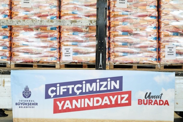 SİLİVRİ BELEDİYESİ’NDEN DEĞİRMENKÖY’DE ÇİFTÇİLERE AYÇİÇEK TOHUMU DESTEĞİ