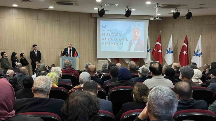 FATİH’TE KIRIM TATAR HALKININ SESİ MUSTAFA CEMİLOĞLU AĞIRLANDI