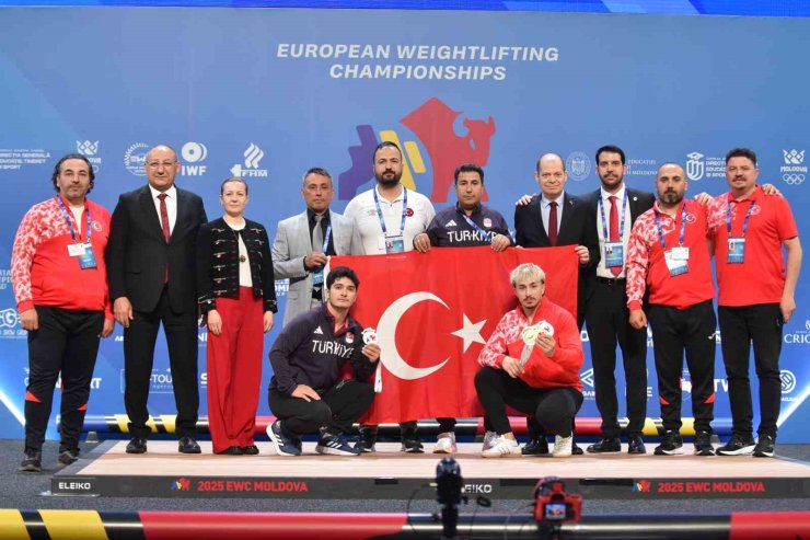 MİLLİ HALTERCİ YUSUF FEHMİ GENÇ’TEN REKORLARLA GELEN AVRUPA ŞAMPİYONLUĞU