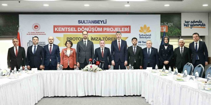 SULTANBEYLİ’DE KENTSEL DÖNÜŞÜM HIZ KAZANIYOR