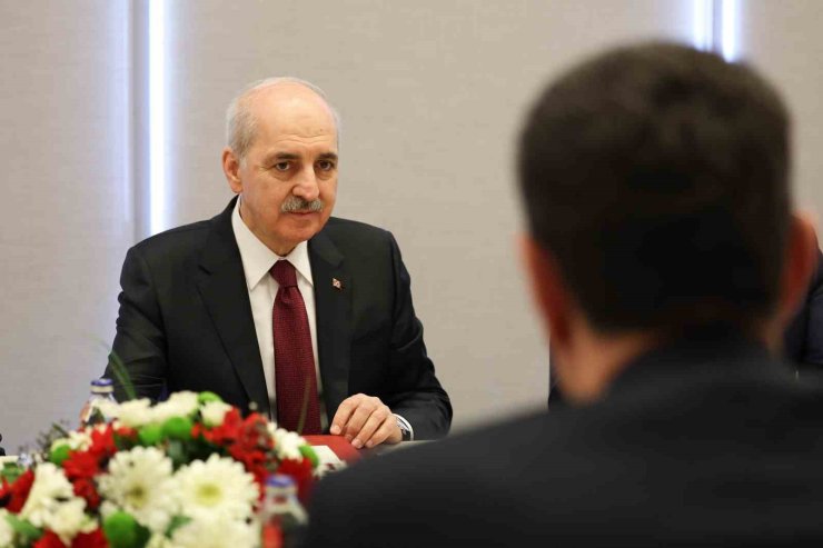TBMM BAŞKANI KURTULMUŞ, İSTANBUL’DA ÜRDÜN TEMSİLCİLER MECLİSİ BAŞKANI SAFADİ İLE GÖRÜŞTÜ