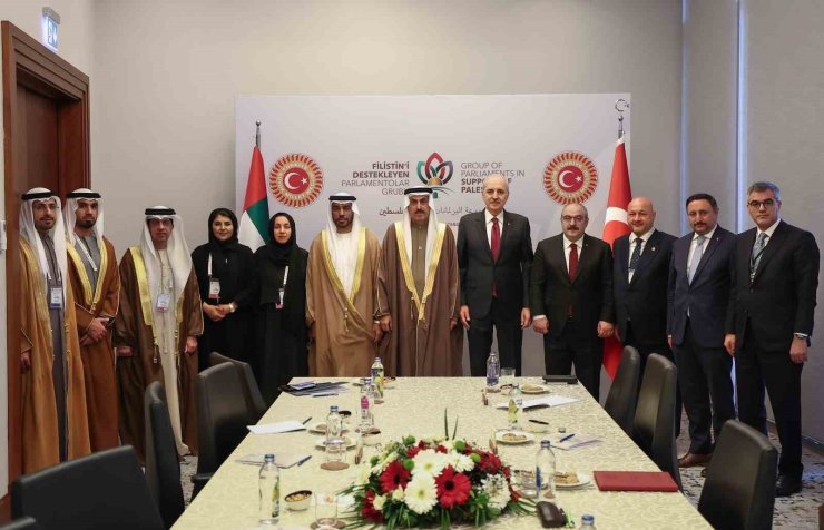 TBMM BAŞKANI KURTULMUŞ, İSTANBUL’DA ÜRDÜN TEMSİLCİLER MECLİSİ BAŞKANI SAFADİ İLE GÖRÜŞTÜ