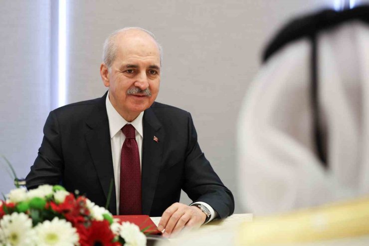TBMM BAŞKANI KURTULMUŞ, İSTANBUL’DA KATAR ŞURA MECLİSİ BAŞKANI GHANİM İLE GÖRÜŞTÜ