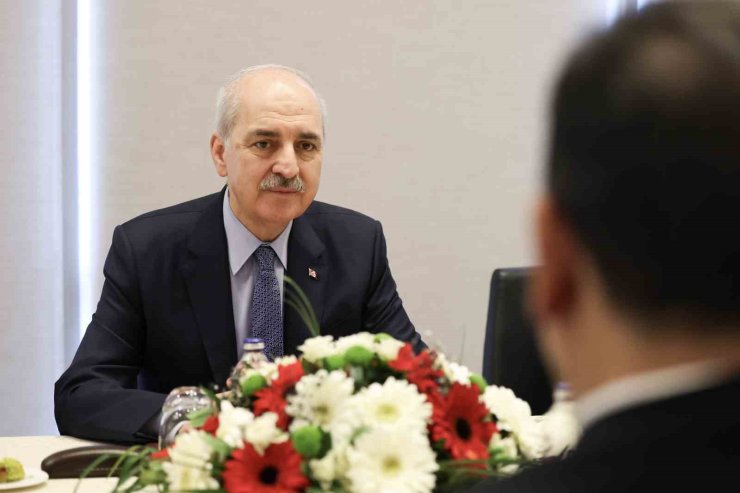 TBMM BAŞKANI KURTULMUŞ, MALEZYA TEMSİLCİLER MECLİSİ BAŞKANI ABDUL İLE BİR ARAYA GELDİ
