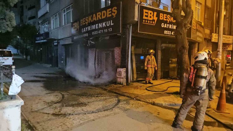 BAYRAMPAŞA’DA KORKUTAN DOĞAL GAZ YANGINI