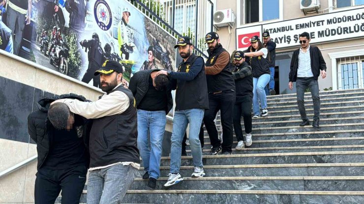 ULUSLARARASI SUÇ ÖRGÜTÜ ‘HELLS ANGELS’ BAĞLANTILI 10 ŞÜPHELİ ADLİYEYE SEVK EDİLDİ