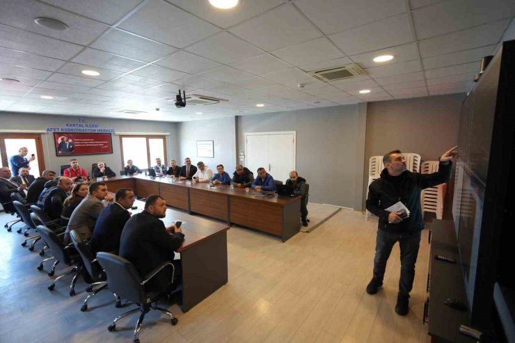 KARTAL BELEDİYESİ, İSTANBUL DEPREMİNE KARŞI TEYAKKUZA GEÇTİ
