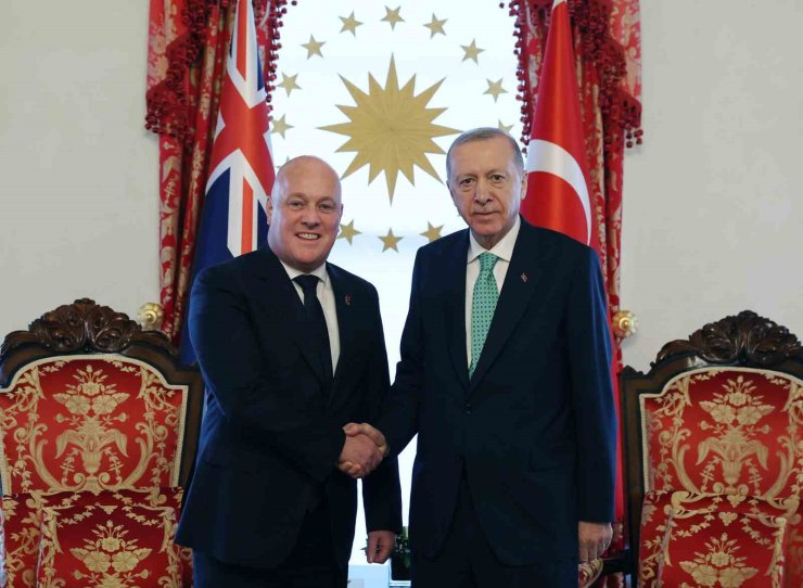 CUMHURBAŞKANI ERDOĞAN, YENİ ZELANDA BAŞBAKANI LUXON’U KABUL ETTİ