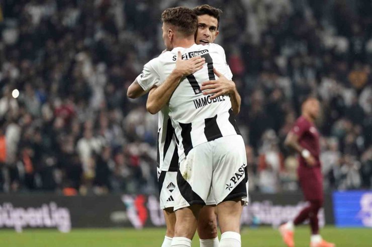 TRENDYOL SÜPER LİG: BEŞİKTAŞ: 5 - ATAKAŞ HATAYSPOR: 1 (MAÇ SONUCU)