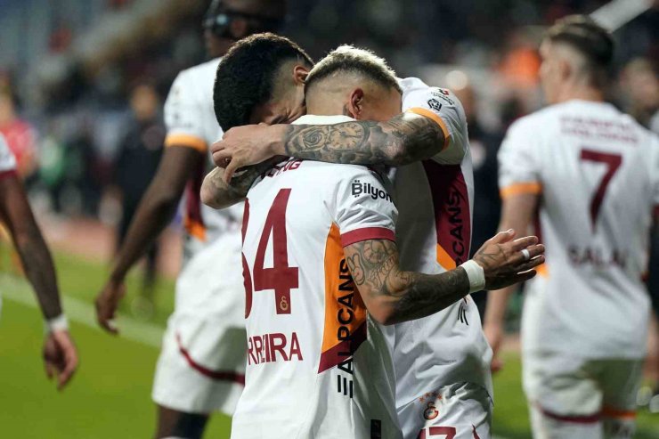 TRENDYOL SÜPER LİG: EYÜPSPOR: 1 - GALATASARAY: 5 (MAÇ SONUCU)