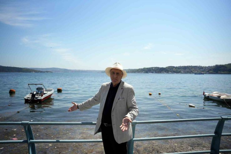 İSTANBUL BOĞAZI’NDAKİ KİRLİLİK HAVADAN GÖRÜNTÜLENDİ