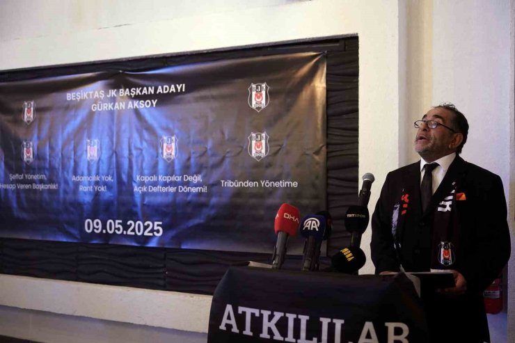BEŞİKTAŞ BAŞKAN ADAYI GÜRKAN AKSOY, YÖNETİM KURULUNU TANITTI