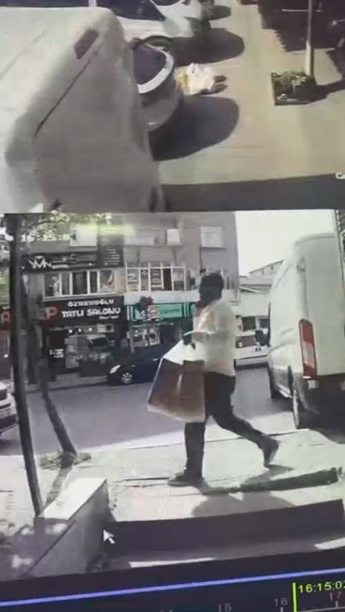 BAŞAKŞEHİR’DE MÜŞTERİ KILIĞINDA MARKETE GİRDİ, 4 KOLİ KAHVE ÇALDI: O ANLAR KAMERADA