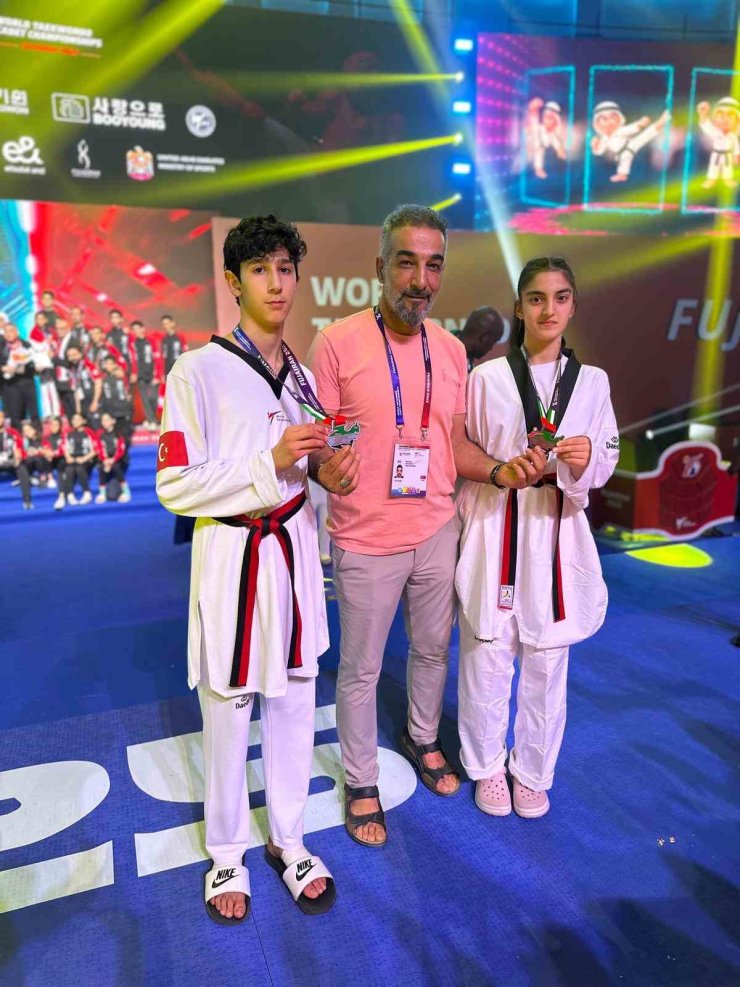 DÜNYA YILDIZLAR TAEKWONDO ŞAMPİYONASI’NDA MİLLİLERDEN 2 MADALYA